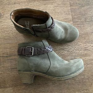 Dansko zip up booties